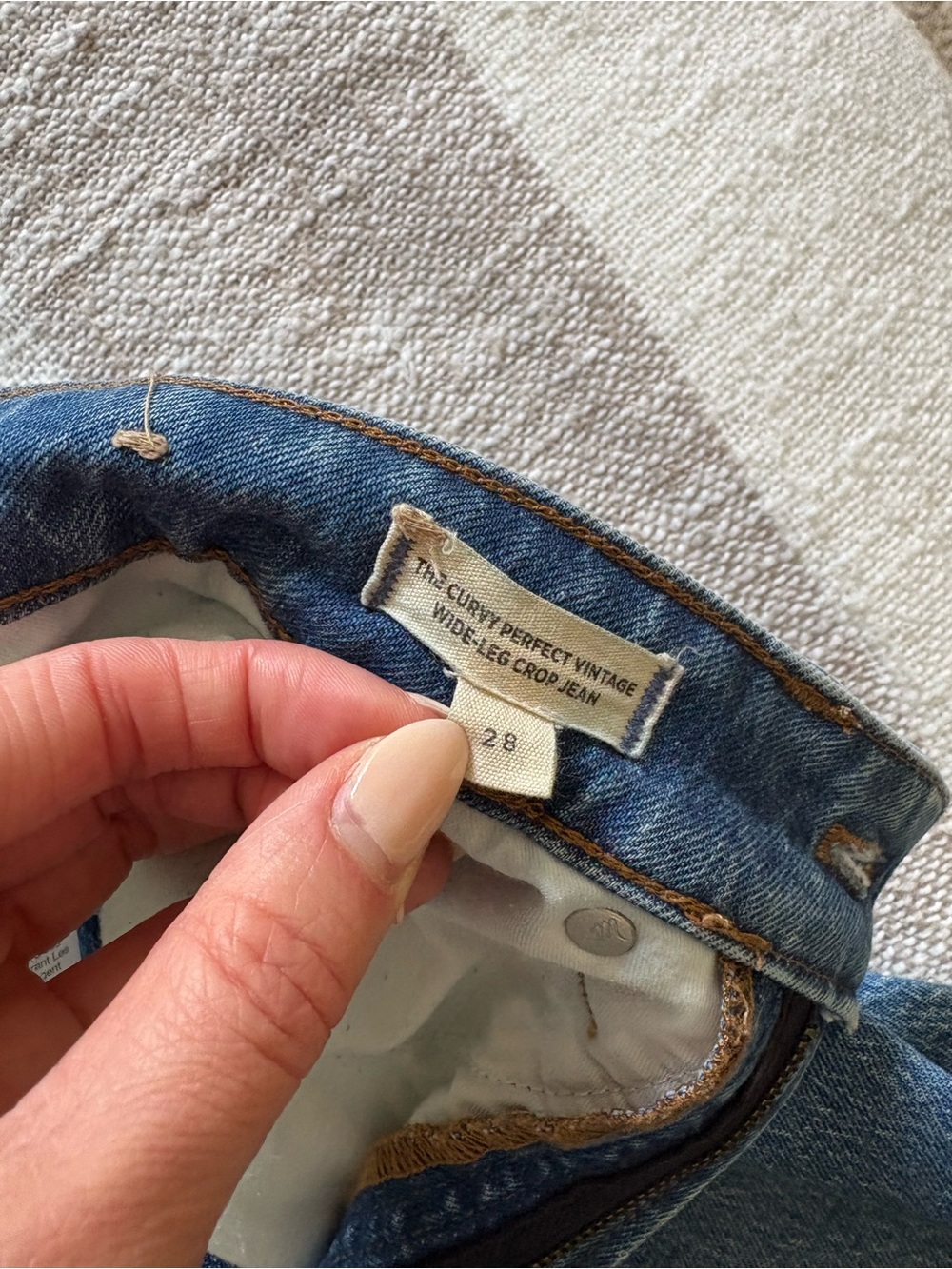 Madewell Curvy Perfect Vintage Wide Leg Crop Jean - Picture 7 of 11